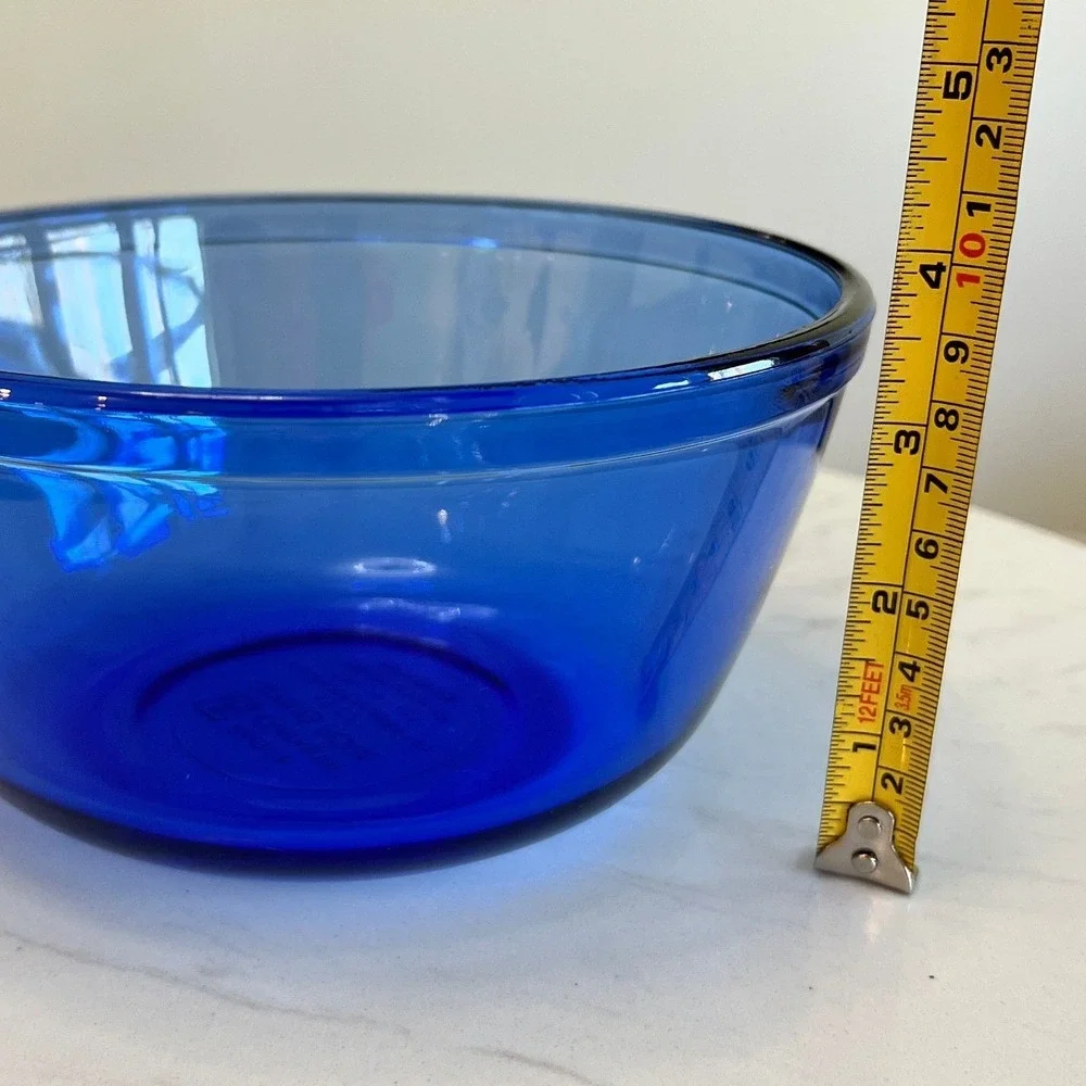 Anchor Hocking Cobalt Blue Glass‎ Mixing Bowl 1.5 Qt Ovenware USA 1057